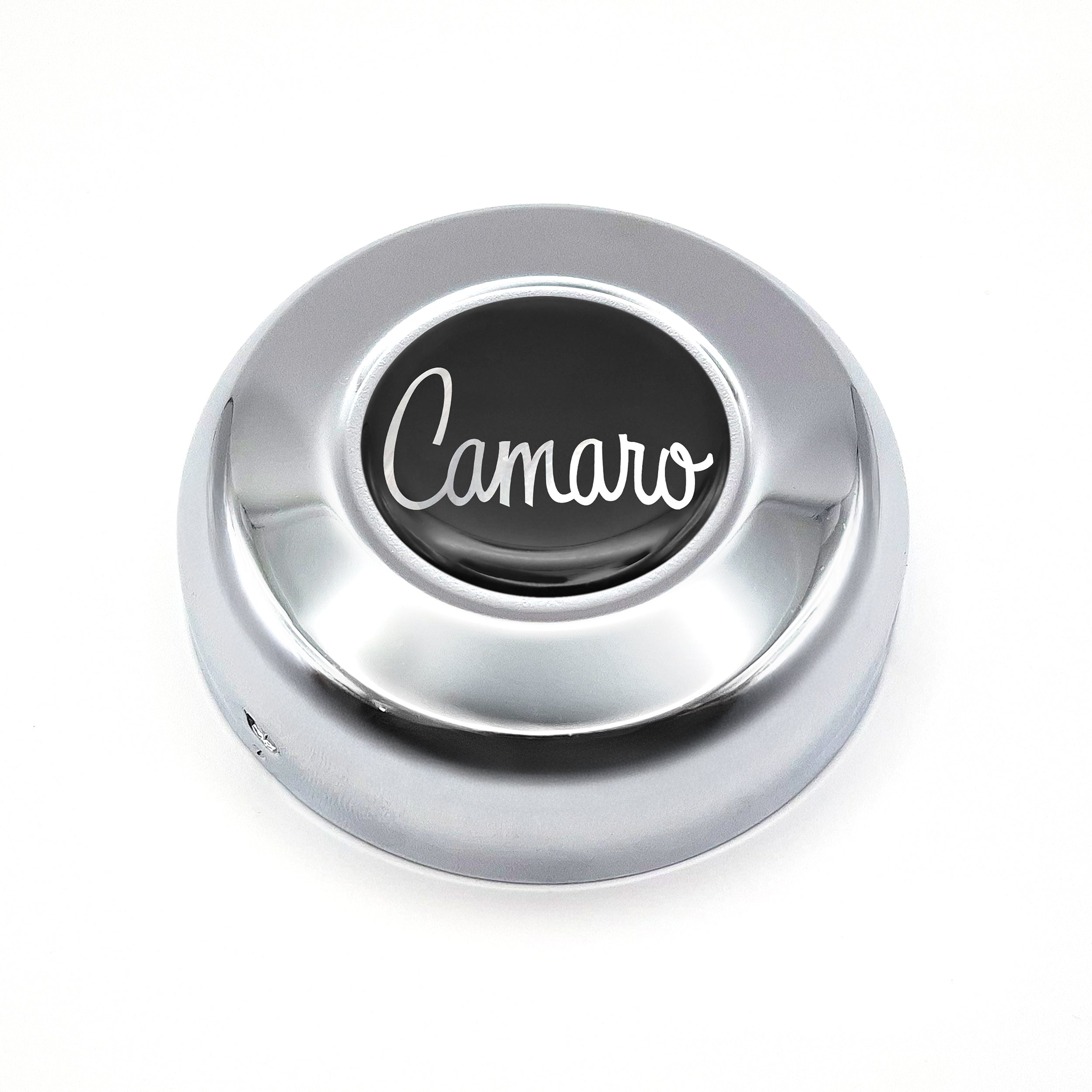 5641 Chromed Horn Button - Camaro Script – GRANT Steering Wheels