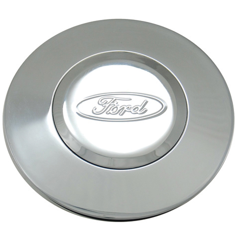 Part 5865 Ford Logo Billet Horn Button