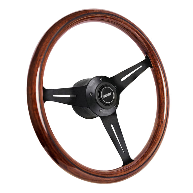 #1176	Collectors Black Line in Mahogany Grip, Black Spoke