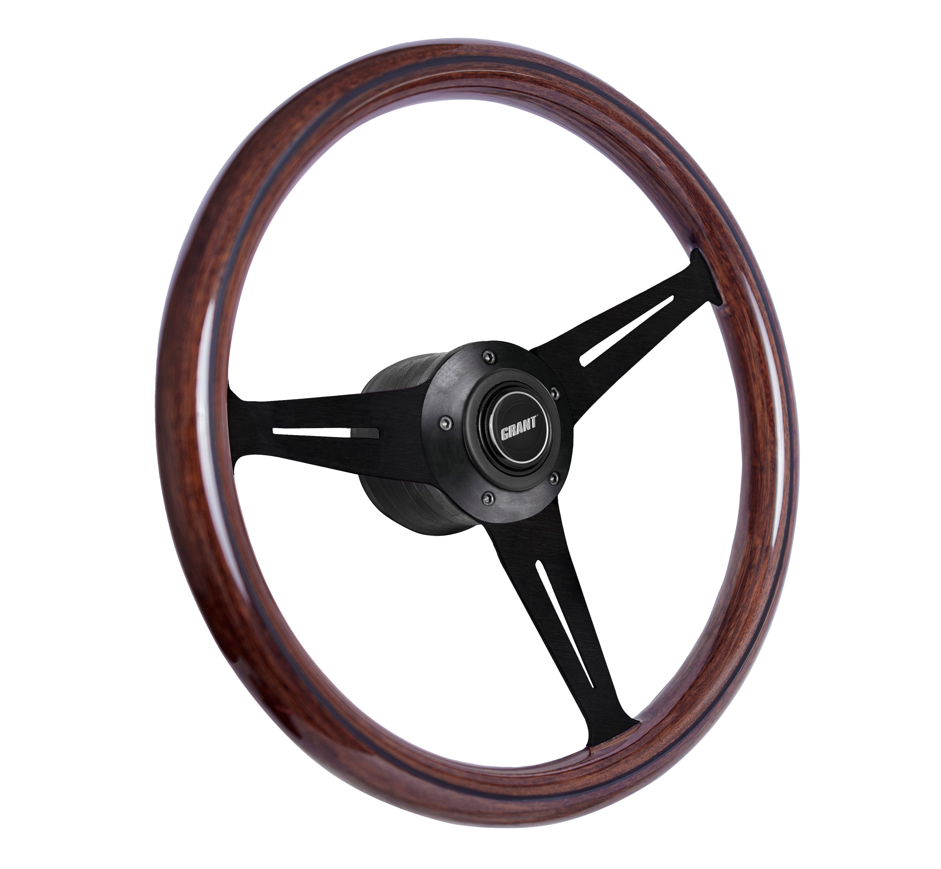 #1176	Collectors Black Line in Mahogany Grip, Black Spoke