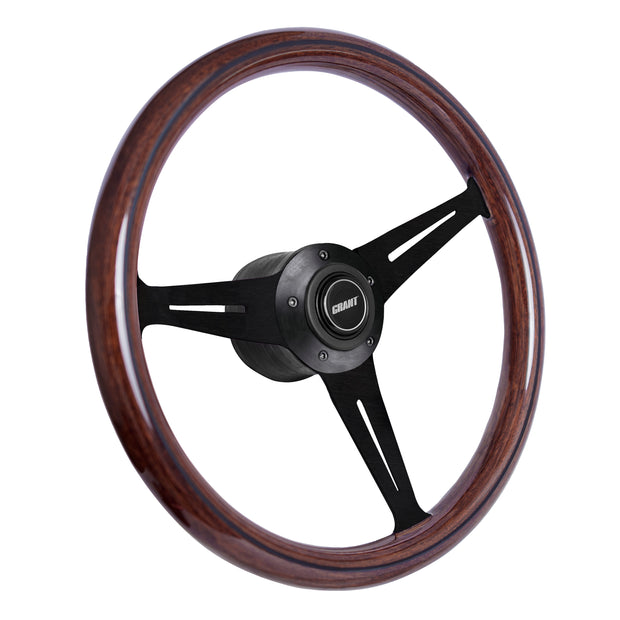 #1176	Collectors Black Line in Mahogany Grip, Black Spoke