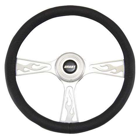 #15801	Billet Series Flames 3 Spoke