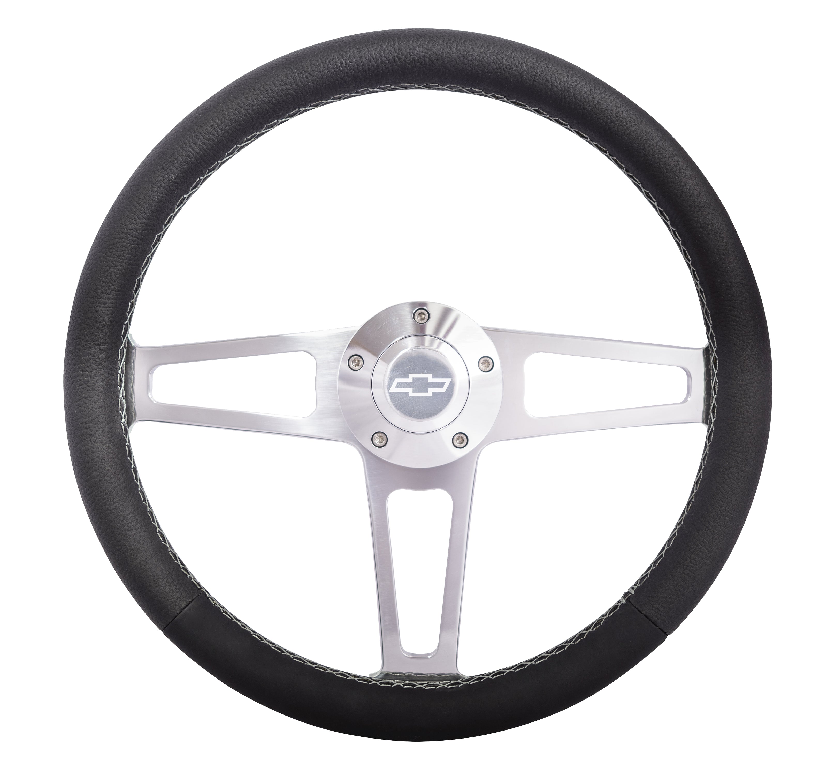 #1911 Billet T Series Polished Wheel Chevrolet Logo & Install Kit