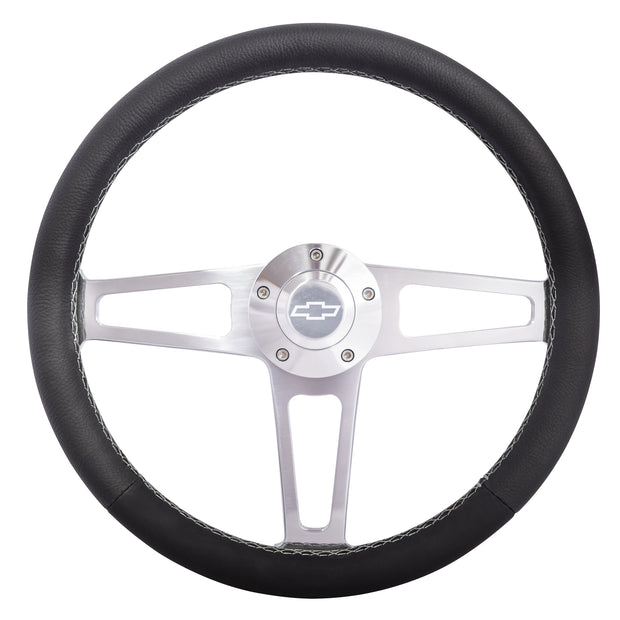 #1911 Billet T Series Polished Wheel Chevrolet Logo & Install Kit