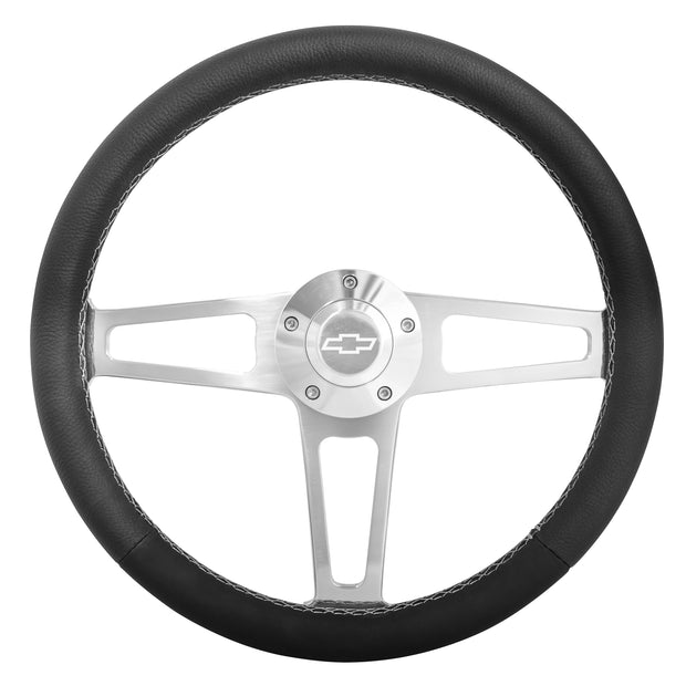 #1911 Billet T Series Polished Wheel Chevrolet Logo & Install Kit