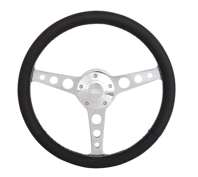 #1922 Billet Classic Series Polished Wheel Ford & Install Kit