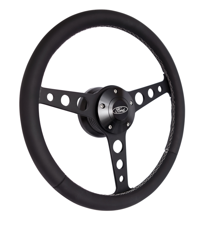 # 1927 Billet Classic Series Black Wheel Ford Logo & Install Kit