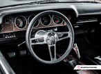 #1950 T Series Billet  Polished Leather Steering Wheel With Mopar Logo &  Install Kit