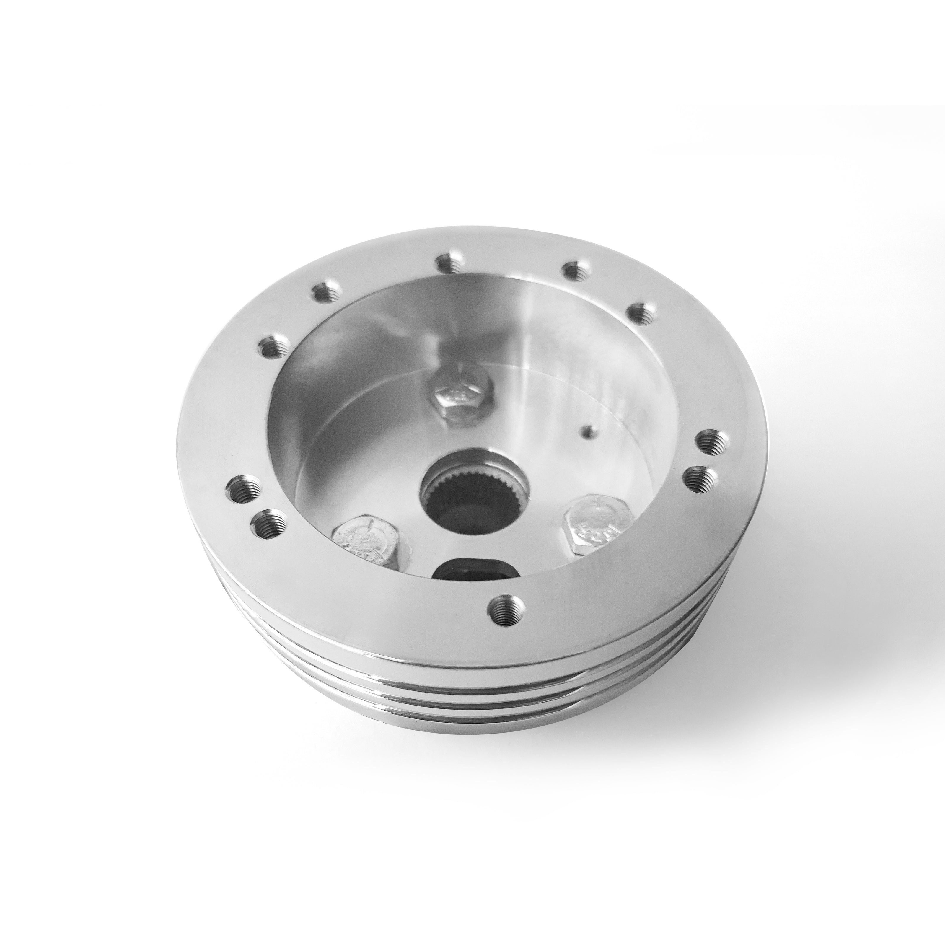 #4003	2’’High Gloss Polished Aluminum Billet Sleeve