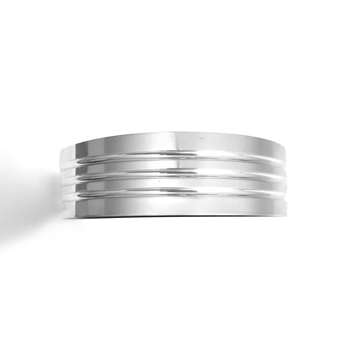 #4002	1’’High Gloss Polished Aluminum Billet Spacer