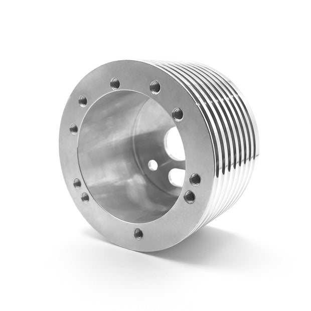 #4003	2’’High Gloss Polished Aluminum Billet Sleeve