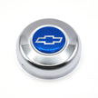 #5630	Chromed Horn Button - Chevy Bow Tie (Blu/Slv)
