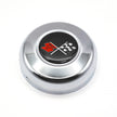 #5632	Chromed Horn Button - Corvette Flags
