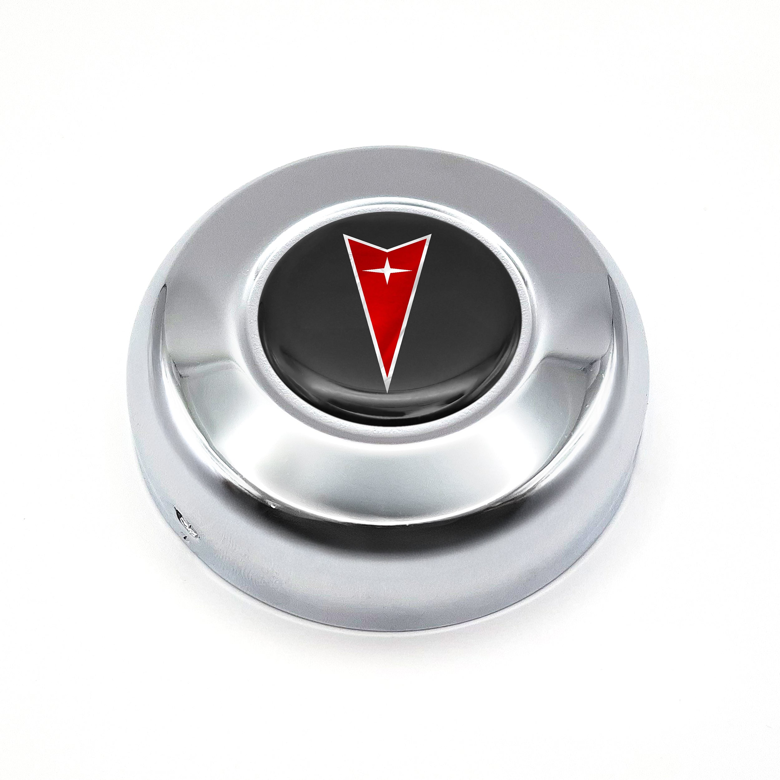#5635	Chromed Horn Button - Pontiac