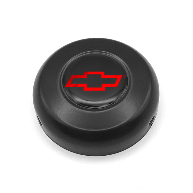 #5640-B Horn Button - Chevy Bow Tie (Blk/Red)