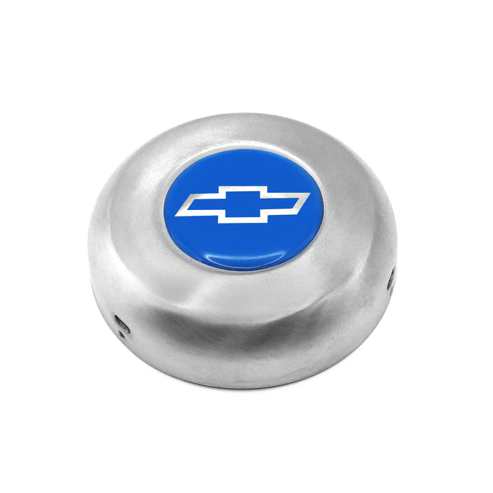 #5644	Stainless Steel Button - Red/White/Blue Bowtie