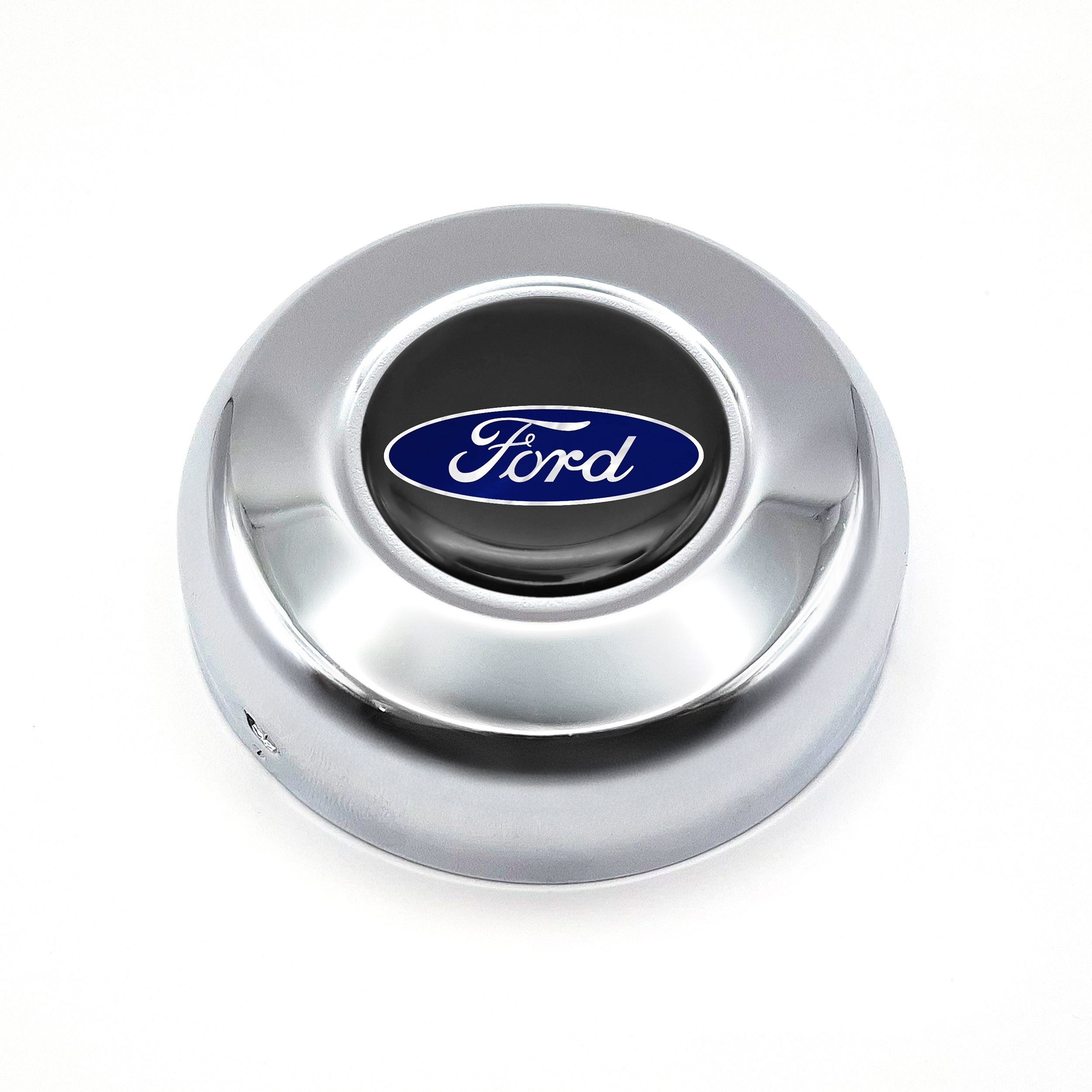 #5685	Chromed Horn Button - Ford Script