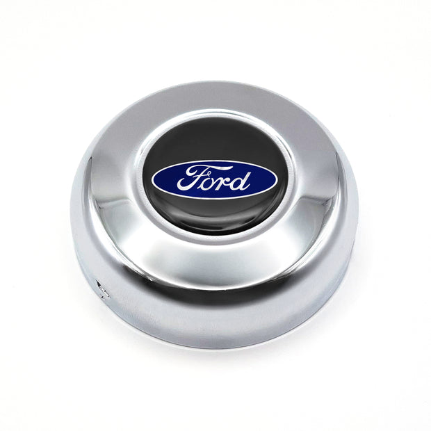 #5685	Chromed Horn Button - Ford Script