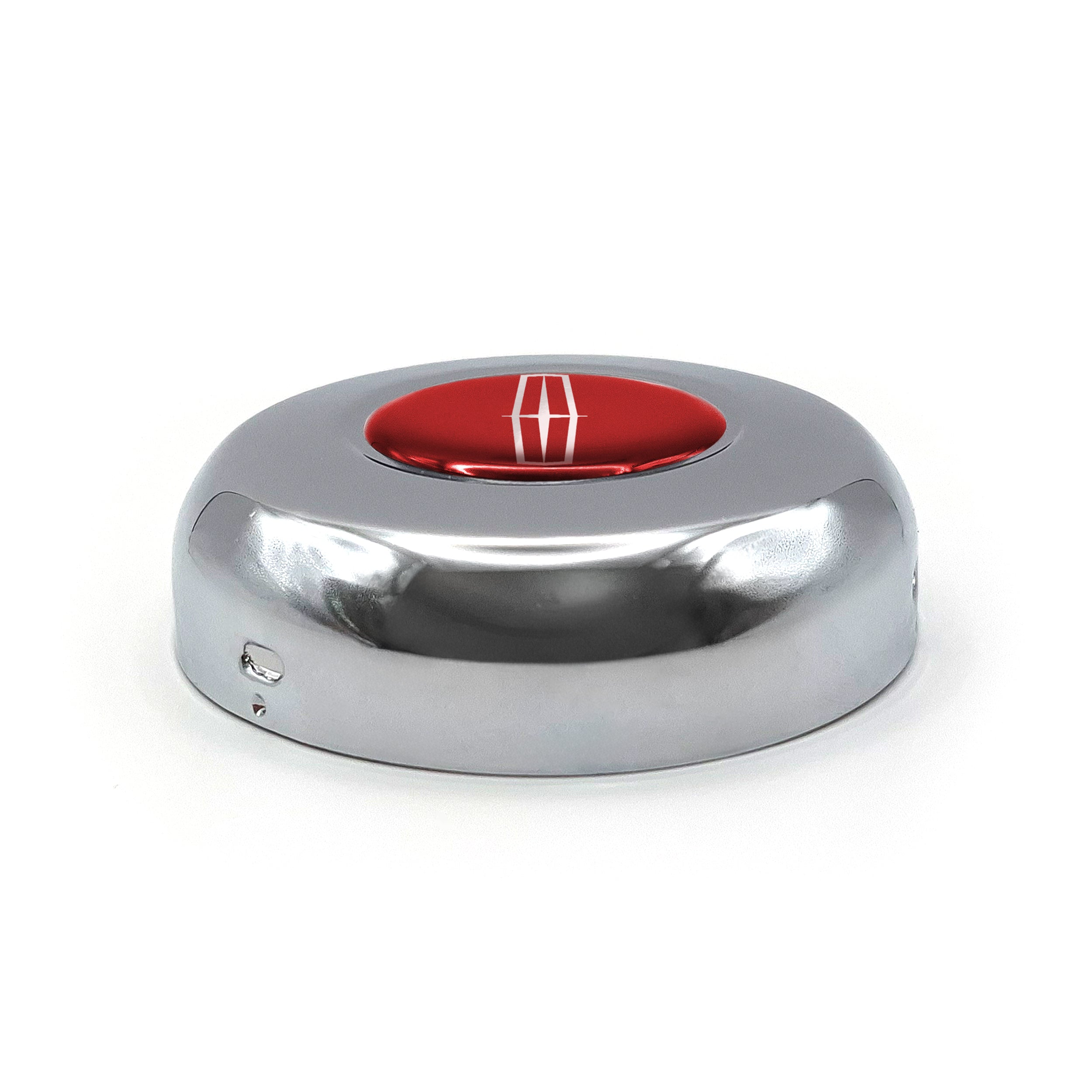 #5686	Chromed Horn Button - Lincoln