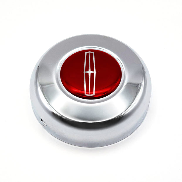#5686	Chromed Horn Button - Lincoln