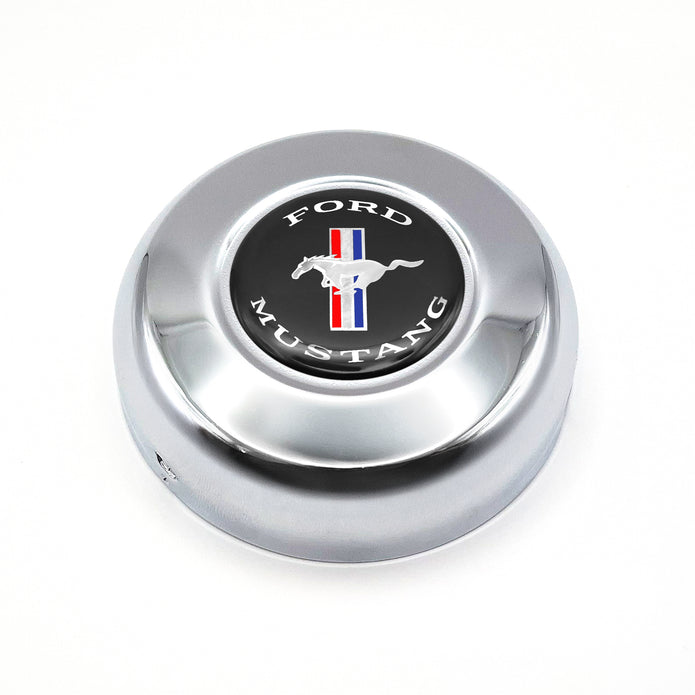#5688	Chromed Horn Button - Mustang
