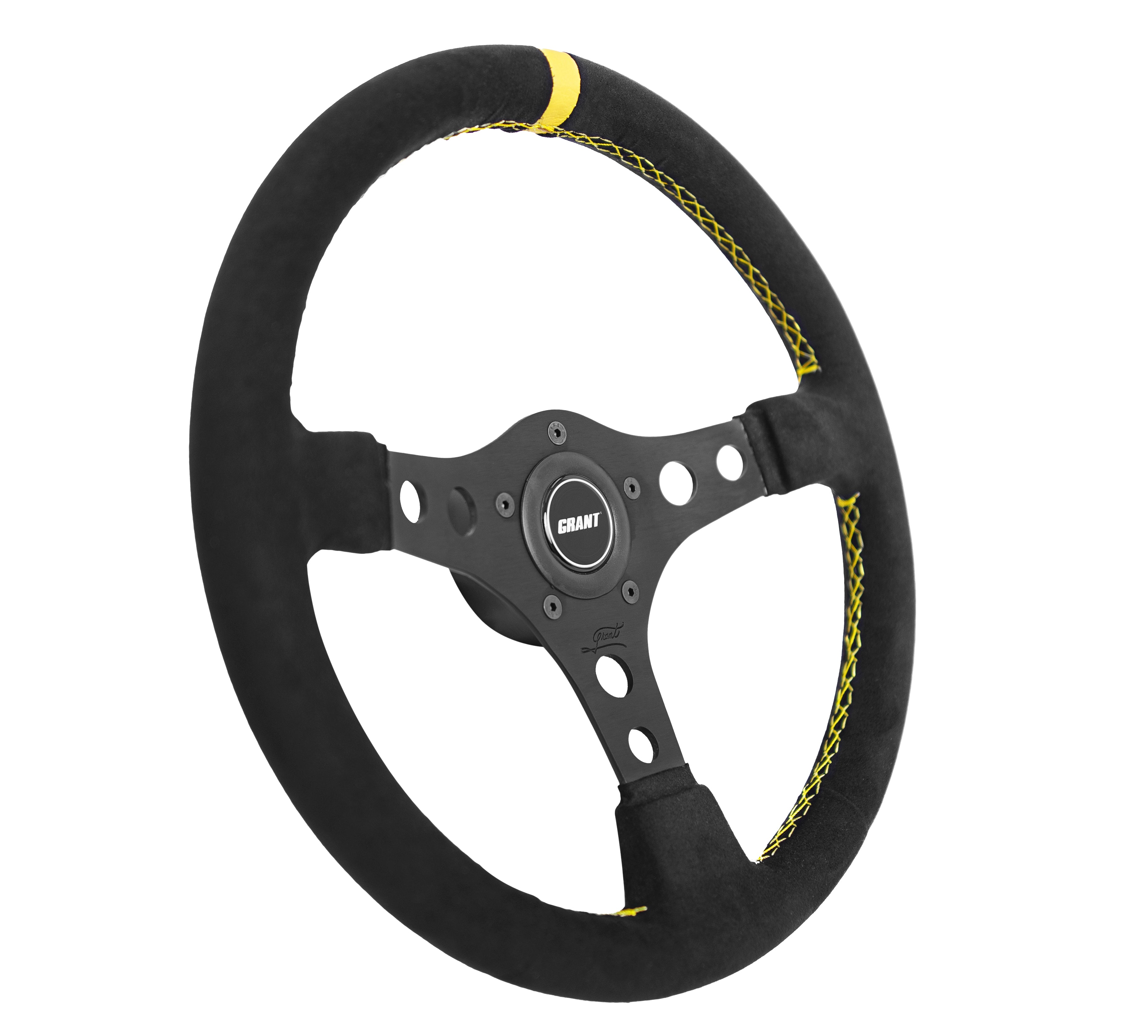 774-S Formula GT Suede Wrapped – GRANT Steering Wheels