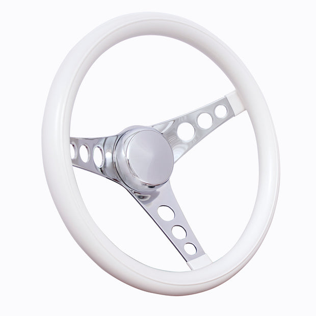 #831W	Classic Wheel White Grip
