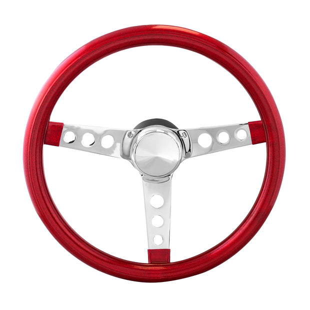 #8465	Classic 15" Metal Flake RED