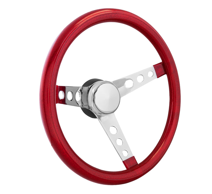 #8465	Classic 15" Metal Flake RED