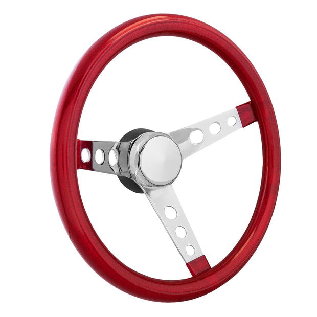 #8465	Classic 15" Metal Flake RED