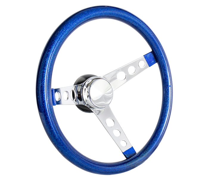 #8466	Classic 15" Metal Flake Blue