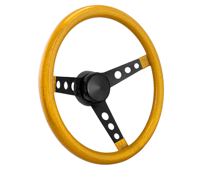 #8457	Classic 13.5" Metal Flake Gold