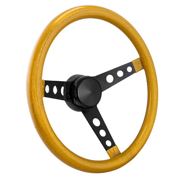 #8477	Classic 15" Metal Flake Gold