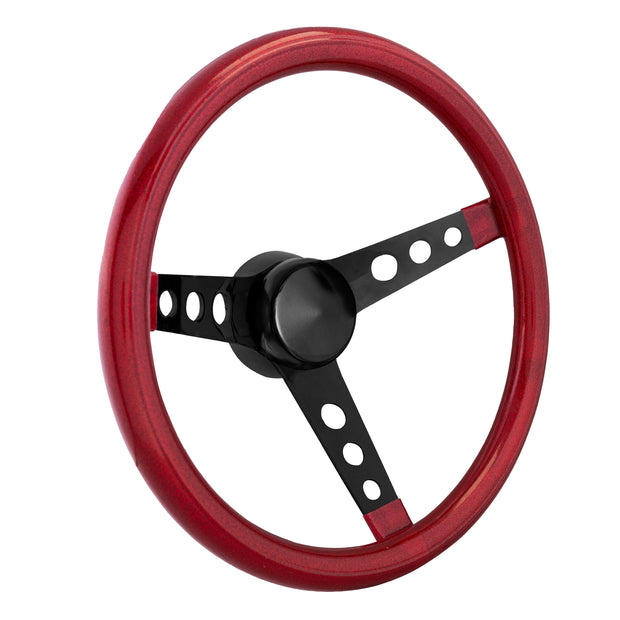 #8455	Classic 13.5" Metal Flake RED