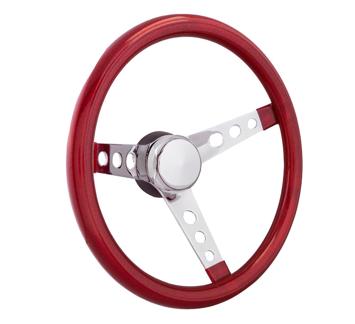#8465	Classic 15" Metal Flake RED