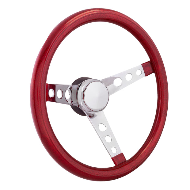 #8465	Classic 15" Metal Flake RED