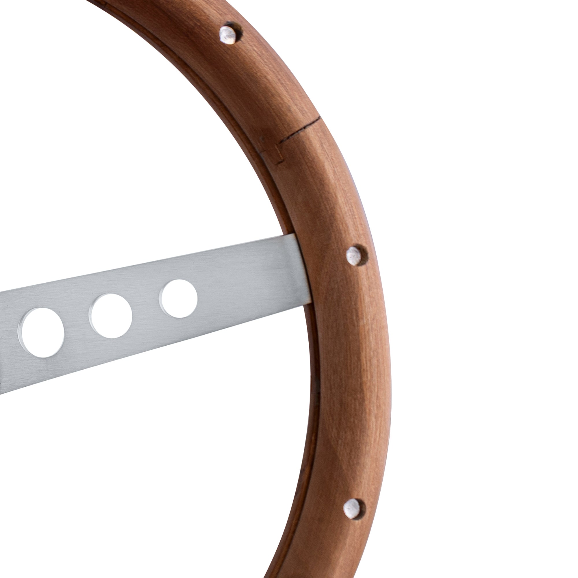 963-0 Classic Wood/Stainless Spokes – GRANT Steering Wheels