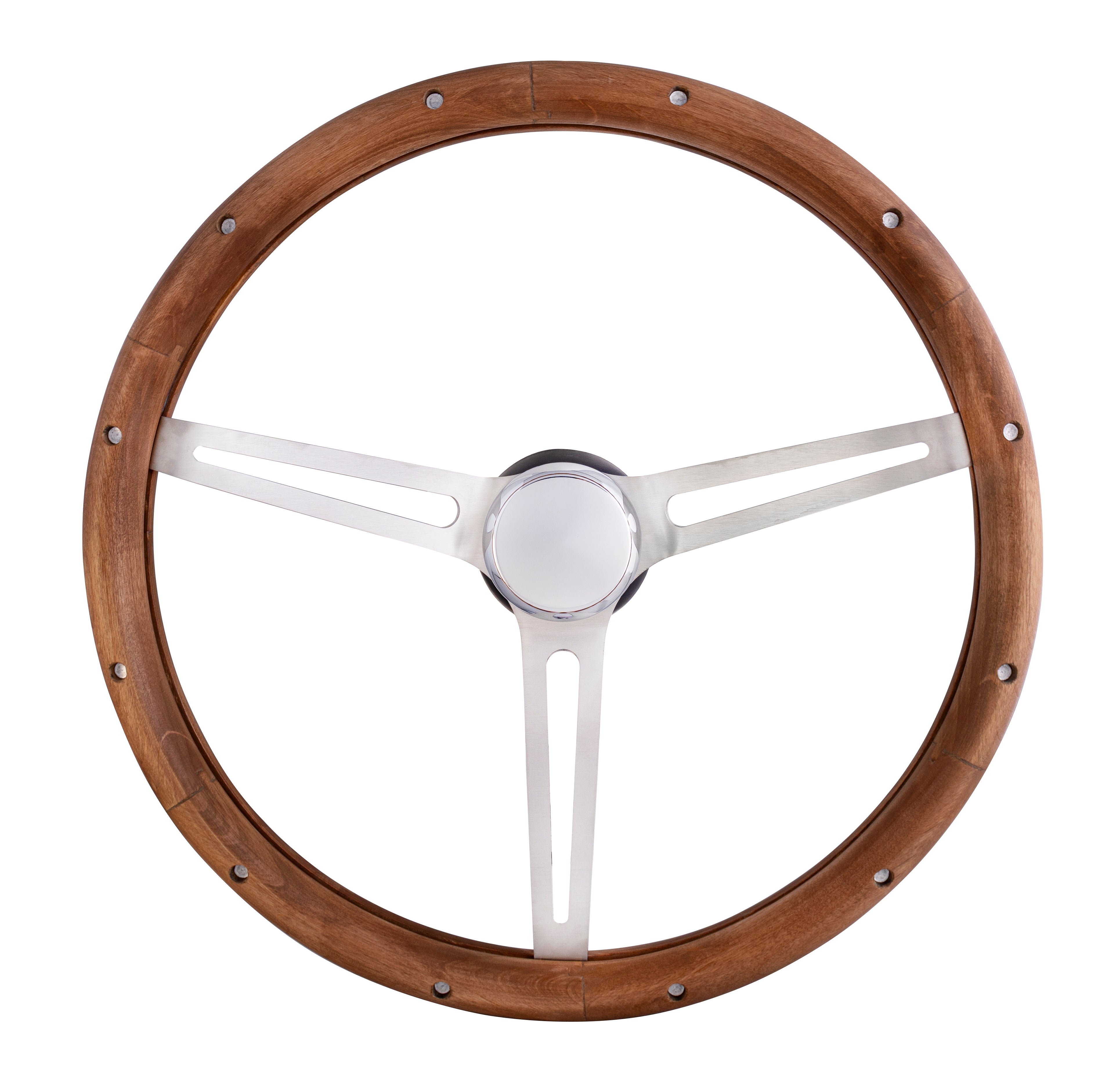 967-0 Classic GM Wood/Stnlss Spks – GRANT Steering Wheels