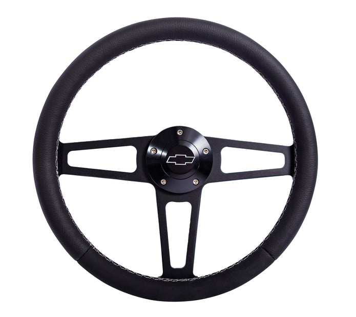 Billet T Series Black Wheel CHEV Logo & Install Kit