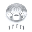 #1950 T Series Billet  Polished Leather Steering Wheel With Mopar Logo &  Install Kit