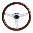 #1174	Collectors Black Line in Mahogany Grip, Polished Spoke