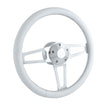 #1911-W Billet T Series Polished Wheel CHEV Logo & Install Kit