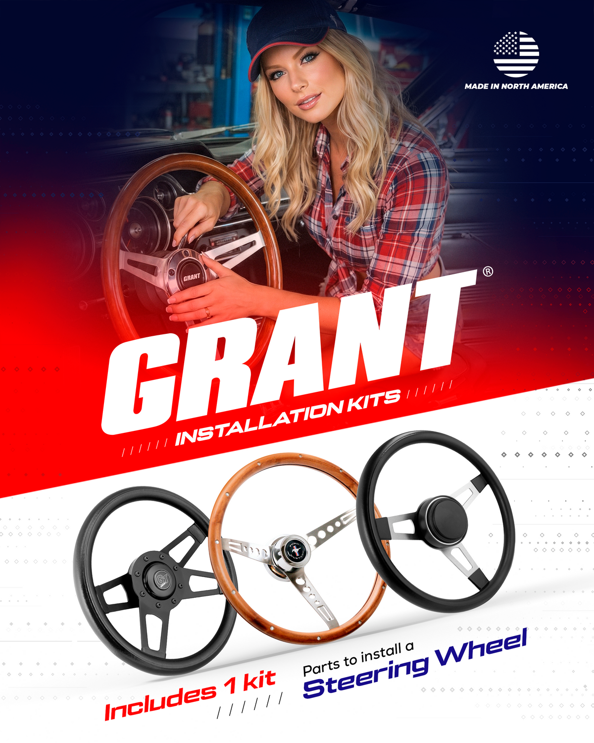 2435 Kit #3196 Installation Kit – GRANT Steering Wheels