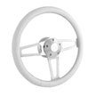 #1911-W Billet T Series Polished Wheel CHEV Logo & Install Kit