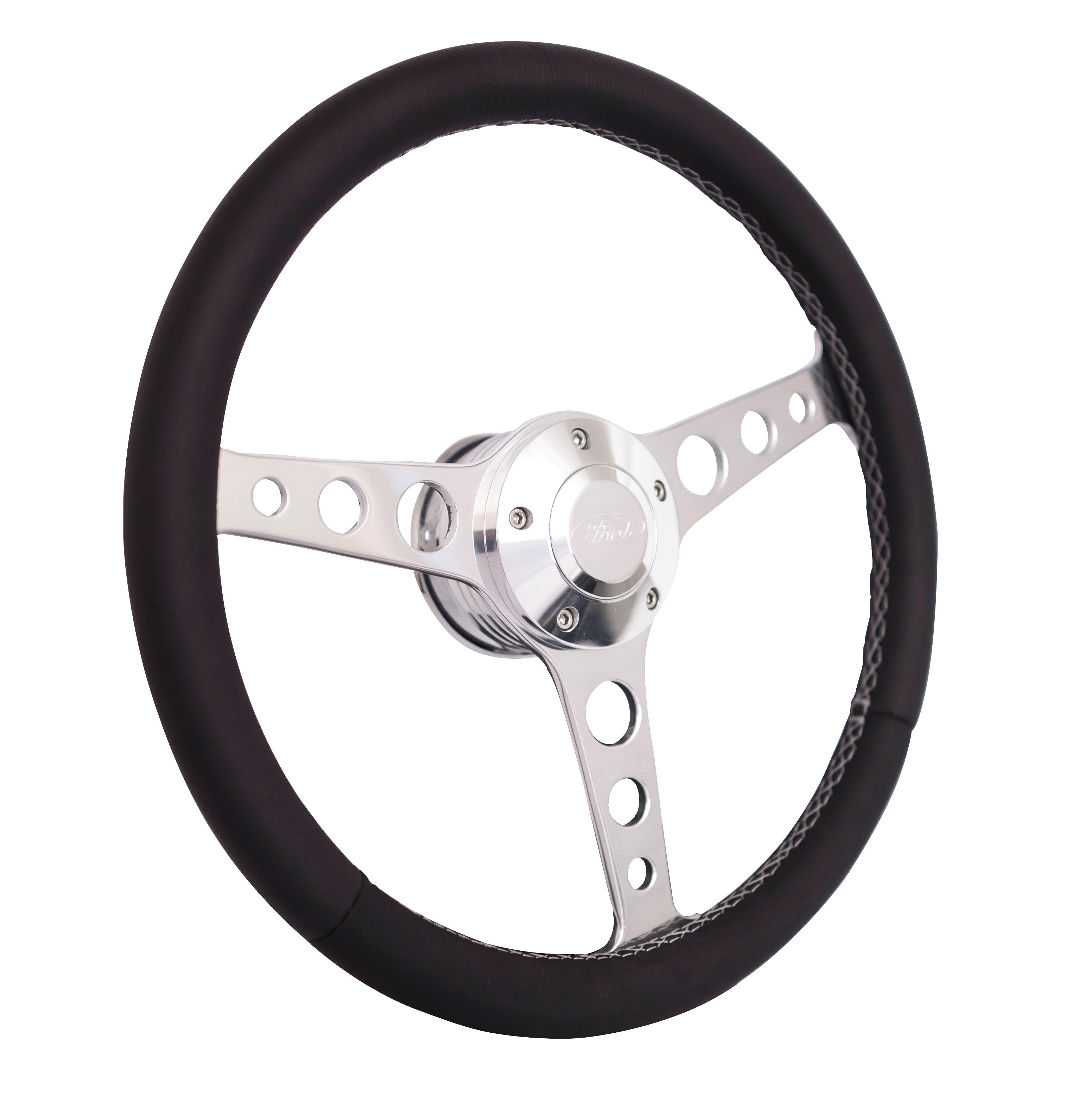 #1922 Billet Classic Series Polished Wheel Ford & Install Kit