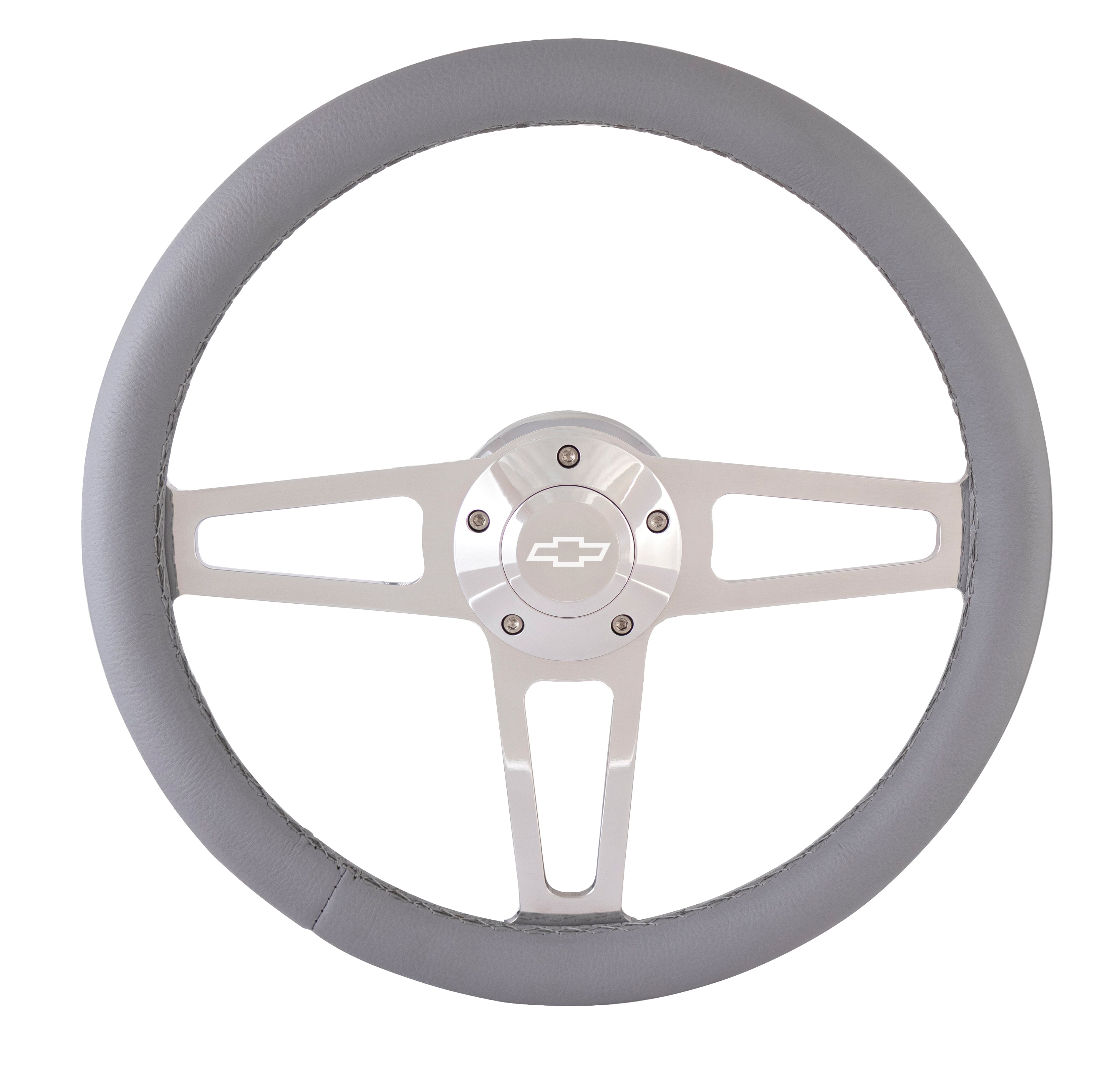 1911-G Billet T Series Polished Wheel Chevrolet Logo & Install Kit