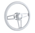 #1911-W Billet T Series Polished Wheel CHEV Logo & Install Kit