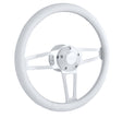 #1912-1W Billet T Series Polished Wheel Ford Logo & Install Kit