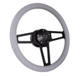 #1916-G Billet T Series Black Wheel CHEV Logo & Install Kit