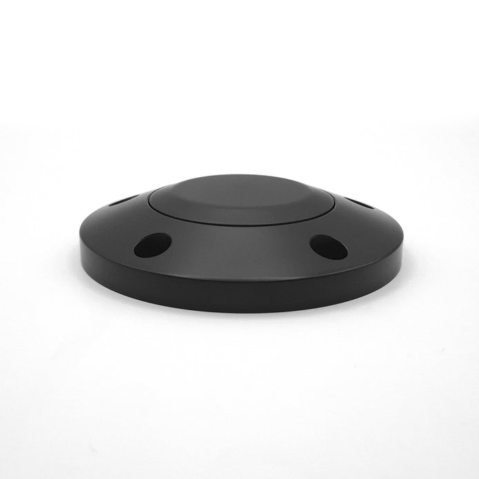 #5871	Billet Black Anodized Horn Button